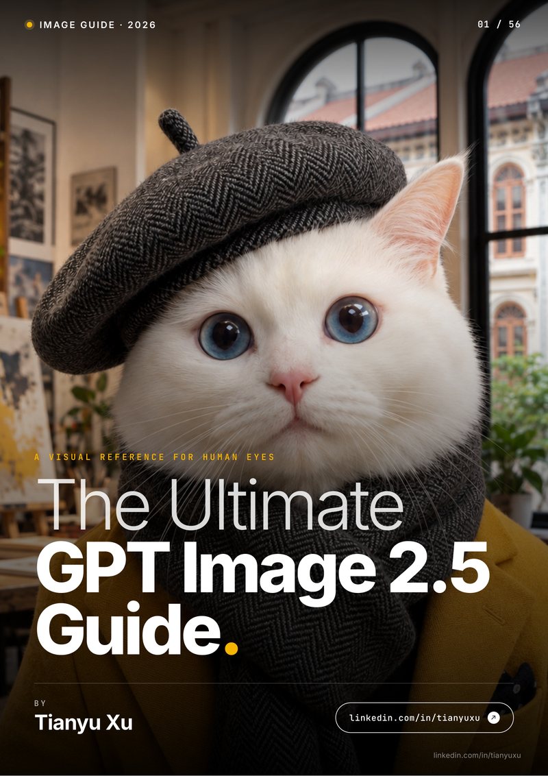 Cover of The Ultimate GPT Image 2.5 Guide by Tianyu Xu