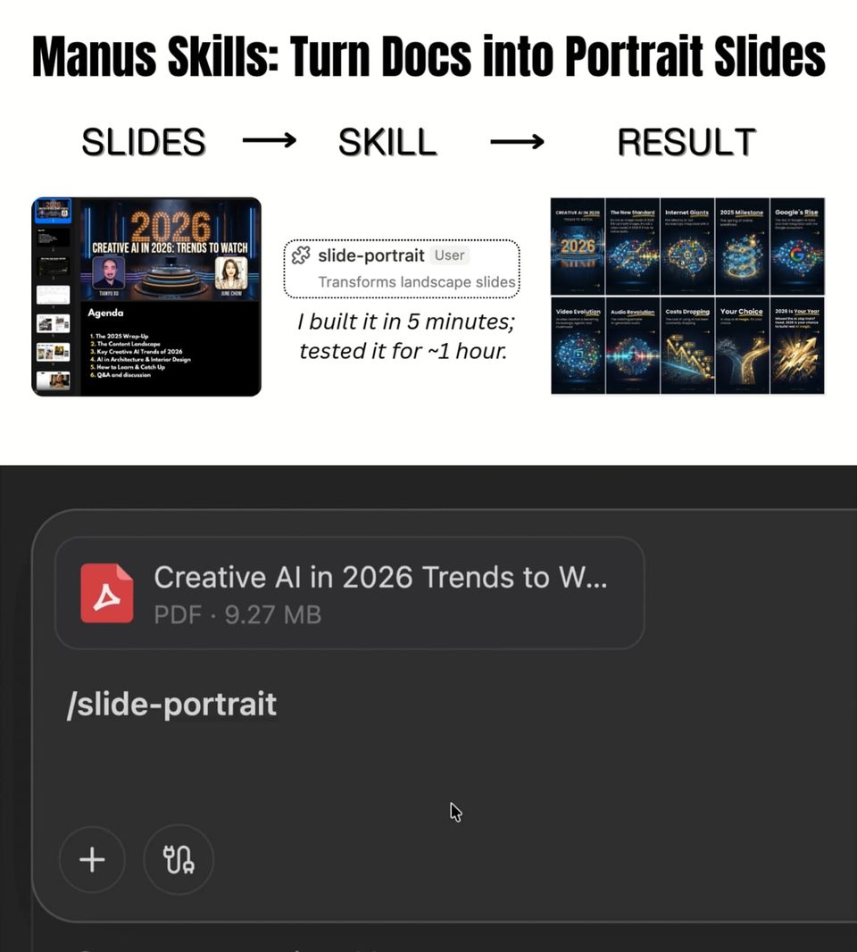 Manus Skills Launch